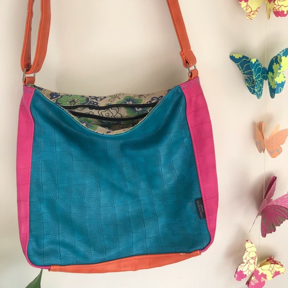 Multi-coloured, Catherine Manuell Design satchel - Picture 3 of 8